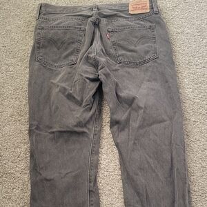 Black grey ish, Levi Strauss straight Jeans